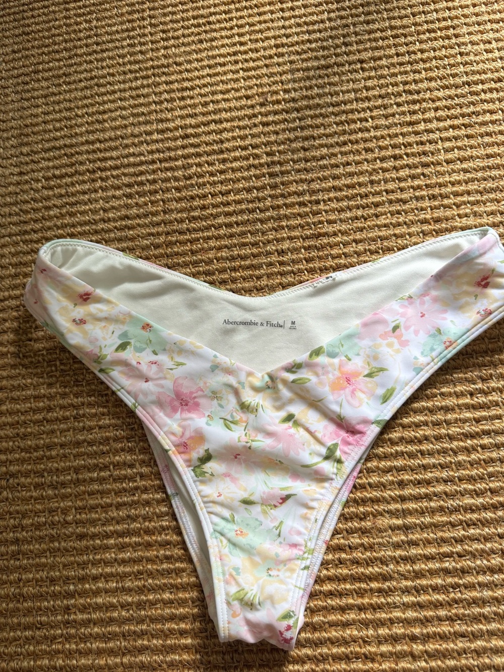 Abercrombie and Fitch Floral Cheeky Bikini Bottoms